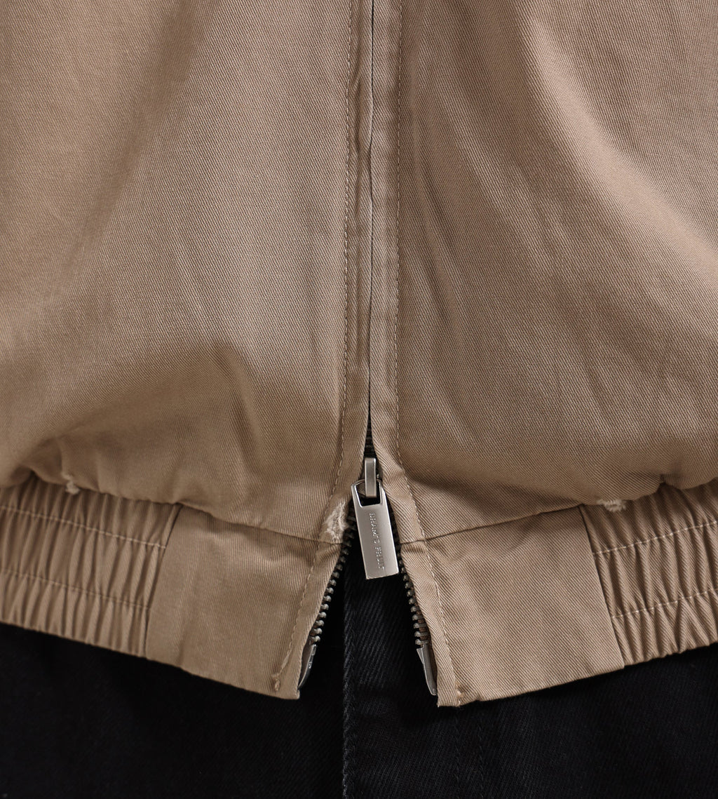 Bram's Fruit Script Logo Distressed Jacket Sand