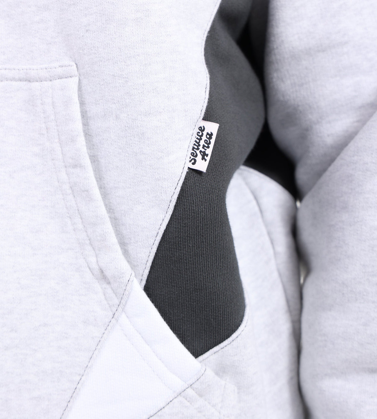 Service Area Fight Club Crewneck Heather Grey
