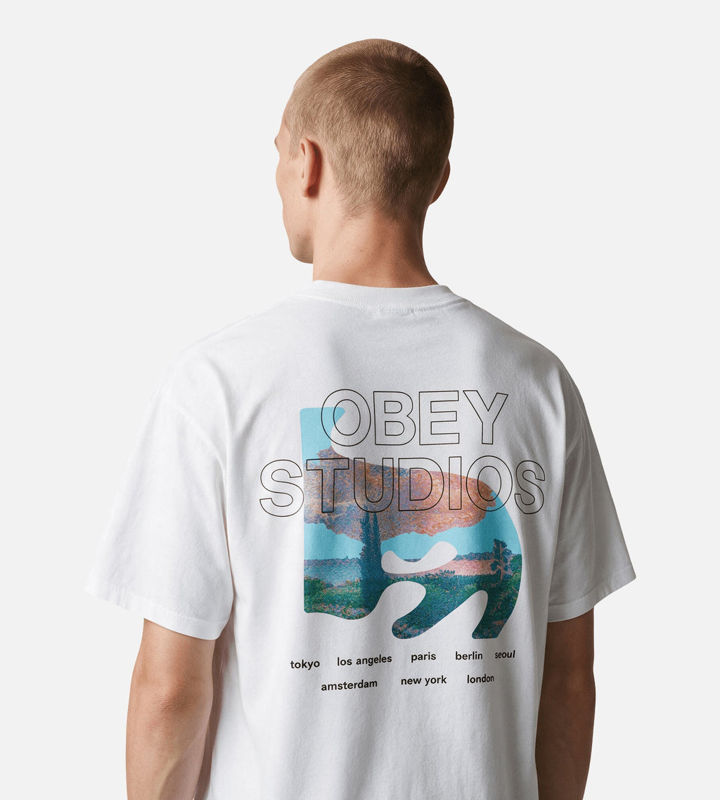 Obey Pastures Tee White