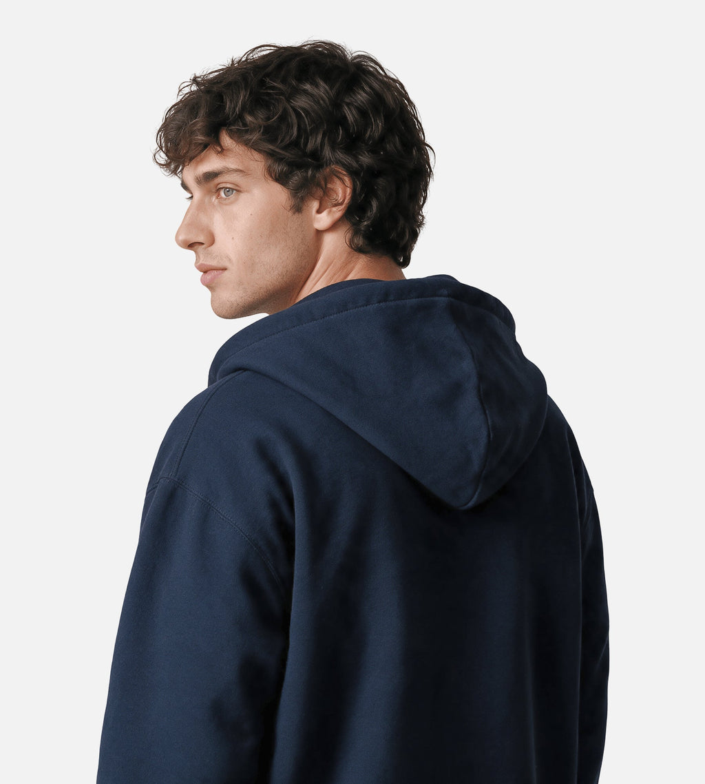Carhartt WIP Wip Hooded Jacket Dark Navy Stone Washed
