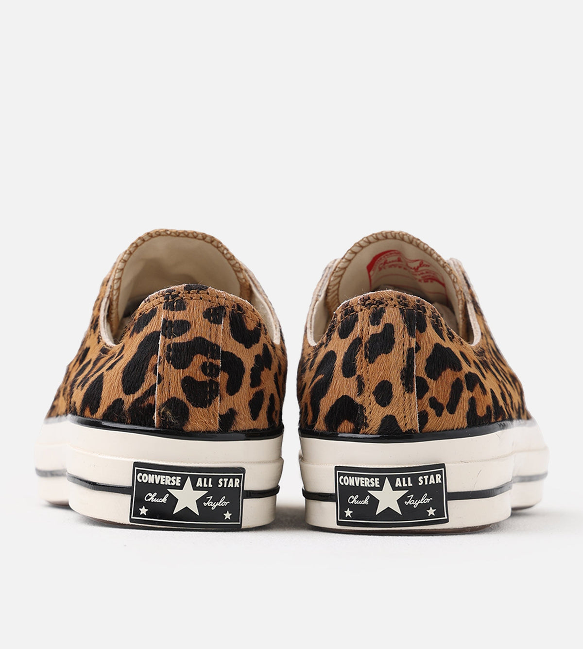 Converse Chuck 70 Low Leopard-Print Pony Hair Brown Honey Stick Egret