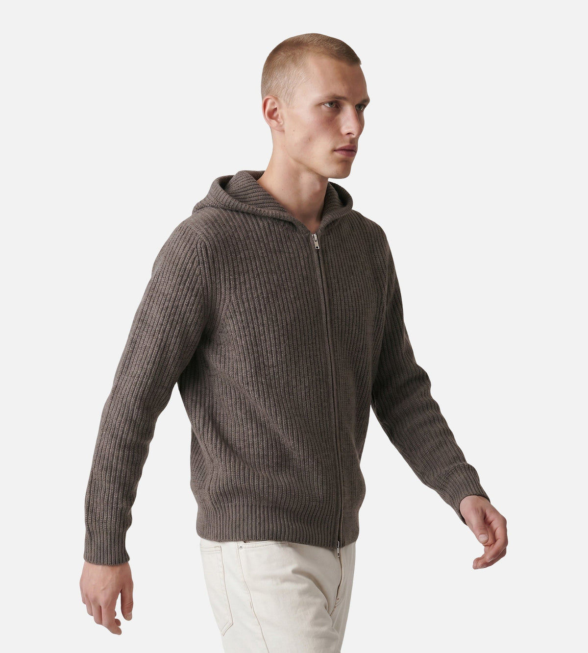 Won Hundred Glasgow Knit Hood M Major Brown