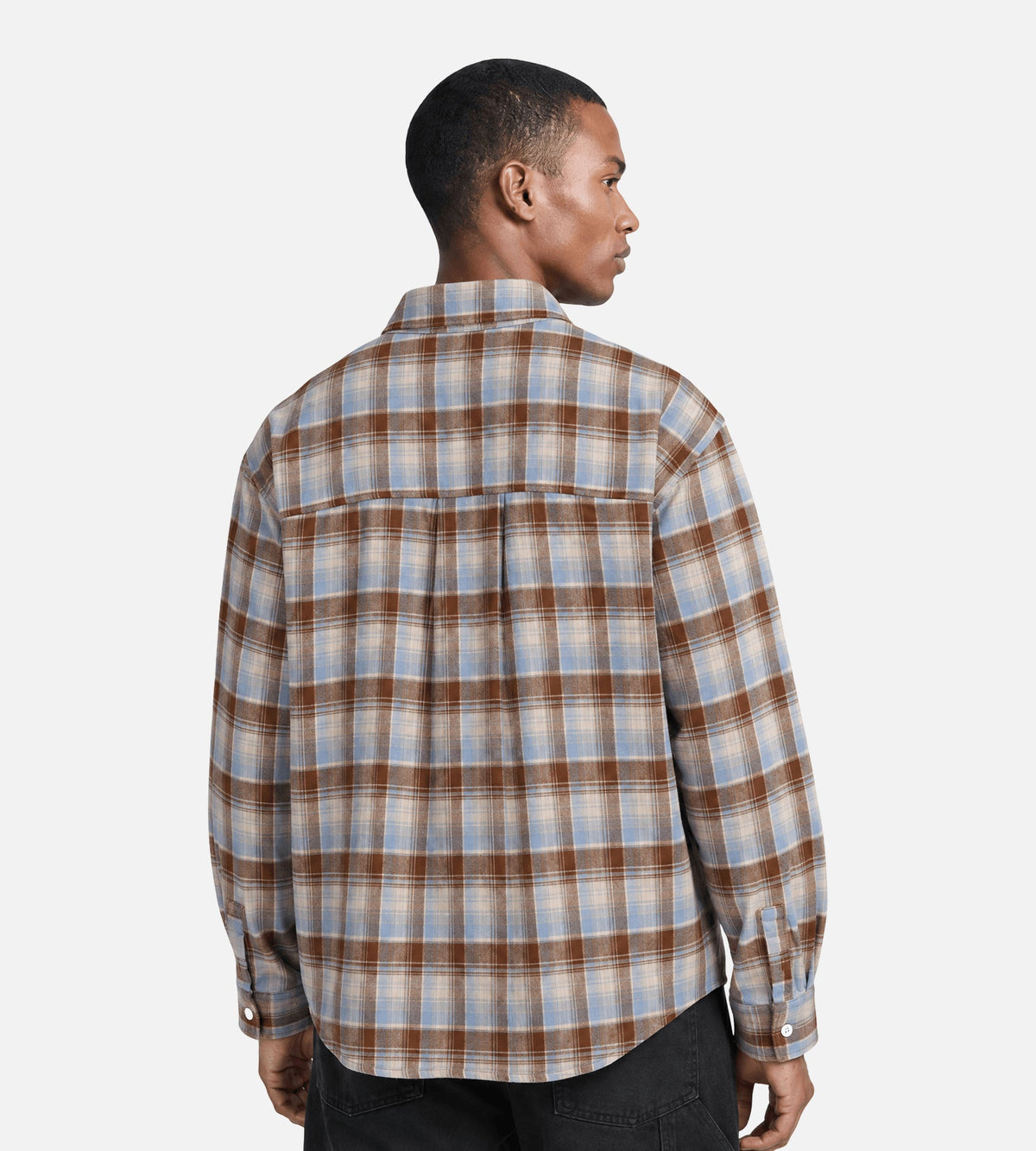 Libertine-Libertine Record 3704 Shirt Ice Blue Check