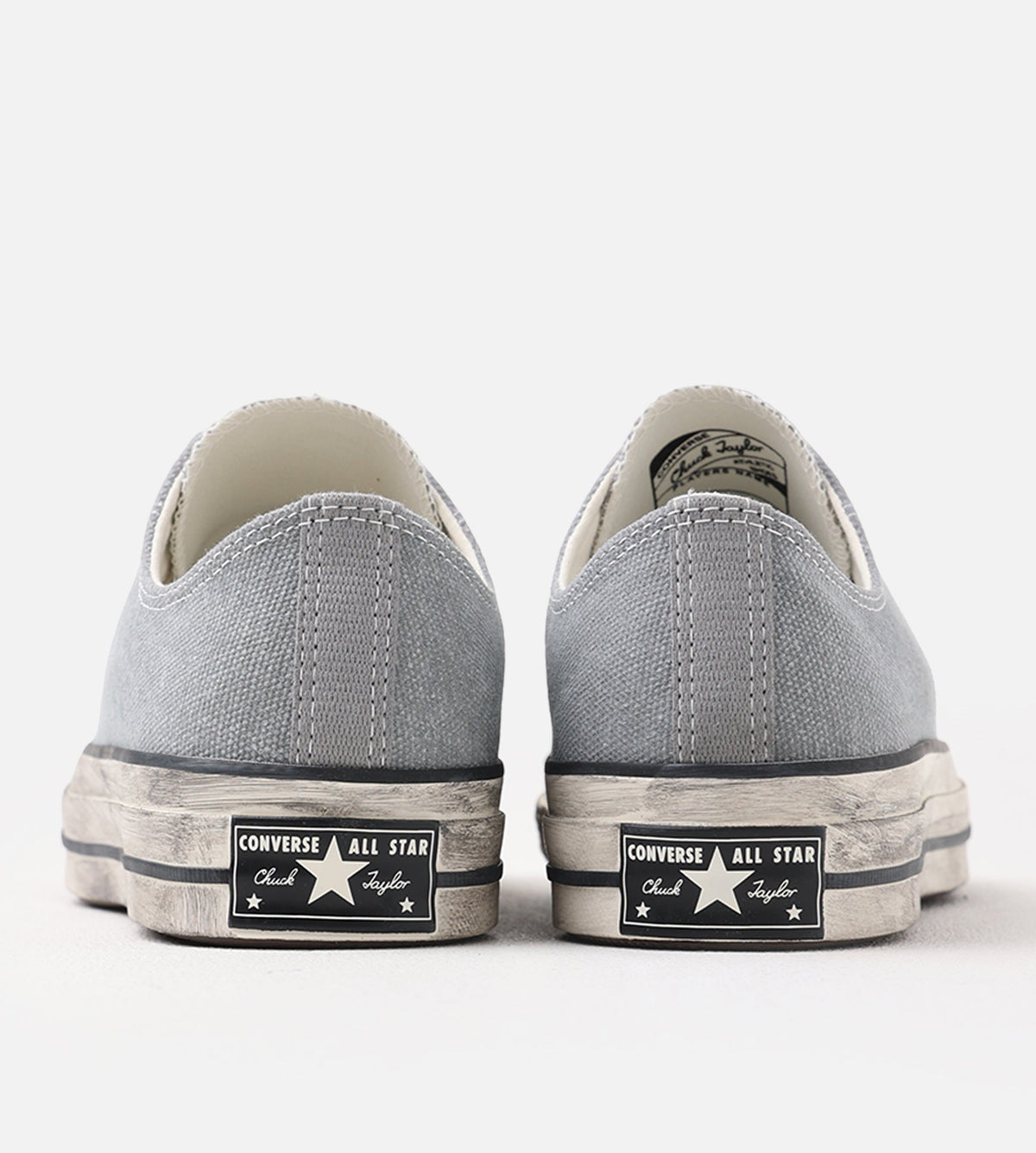 Converse Chuck 70 Low Washed Canvas Classic Grey Egret Black
