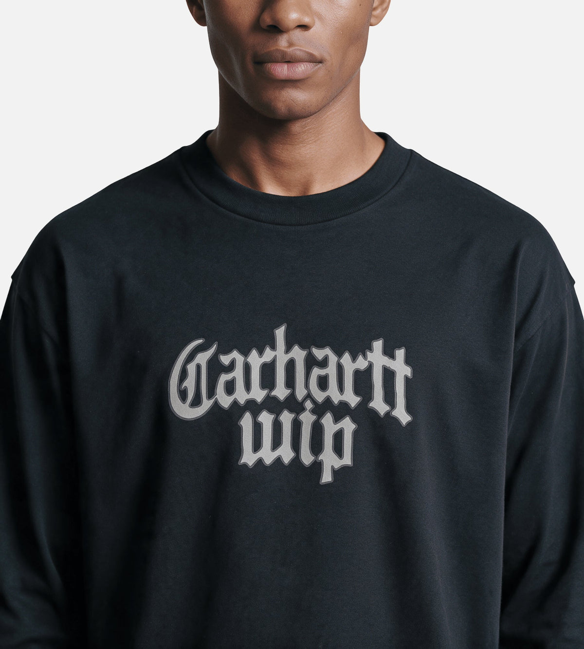 Carhartt WIP Blackletter Longsleeve Black