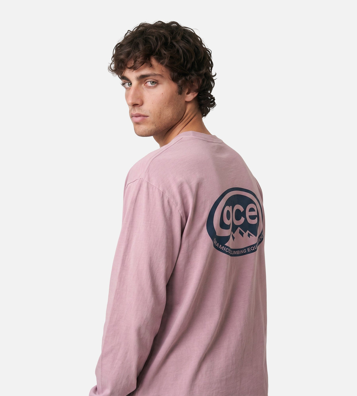 Gramicci GCE Longsleeve Pigment Dyed Lilac Pigment