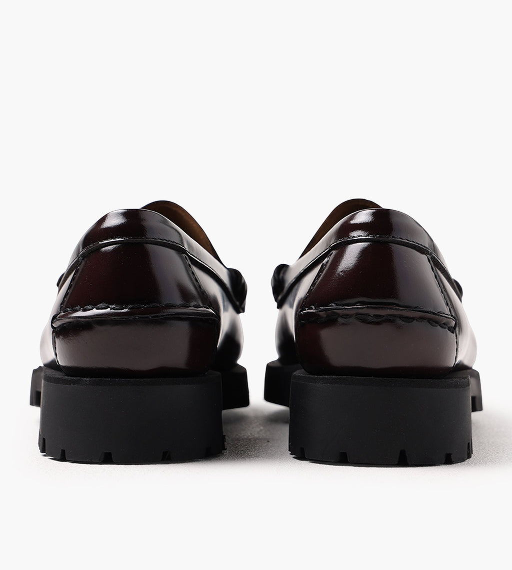 Sebago Dan Lug Woman Brown Burgundy