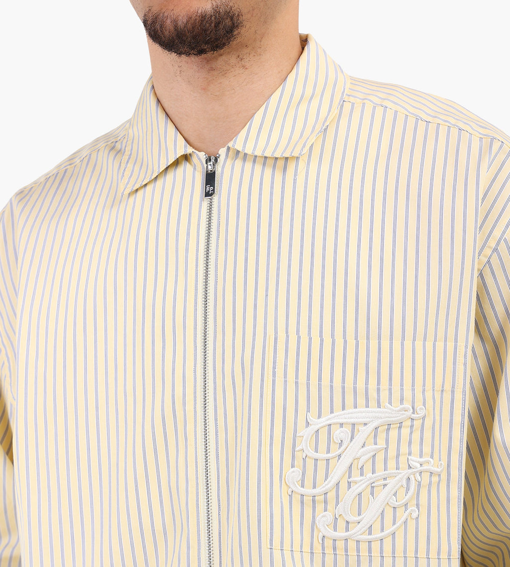 Filling Pieces Zip Shirt Sauterne
