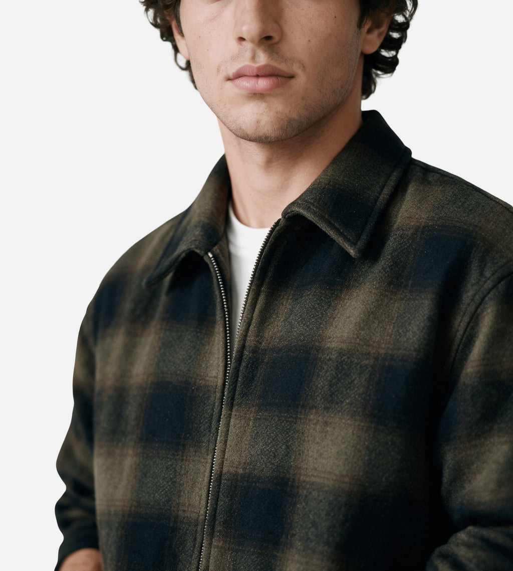 Carhartt WIP Alton Jacket Alton Check Cypress