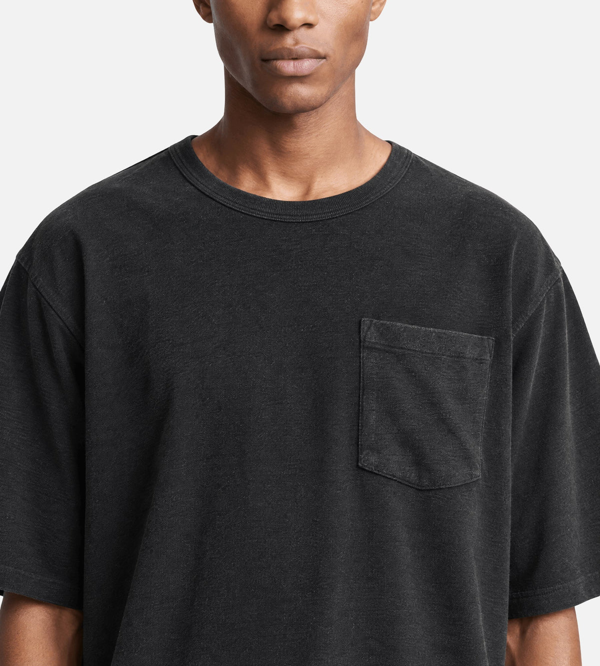 Corridor Washed Terry T-Shirt Black