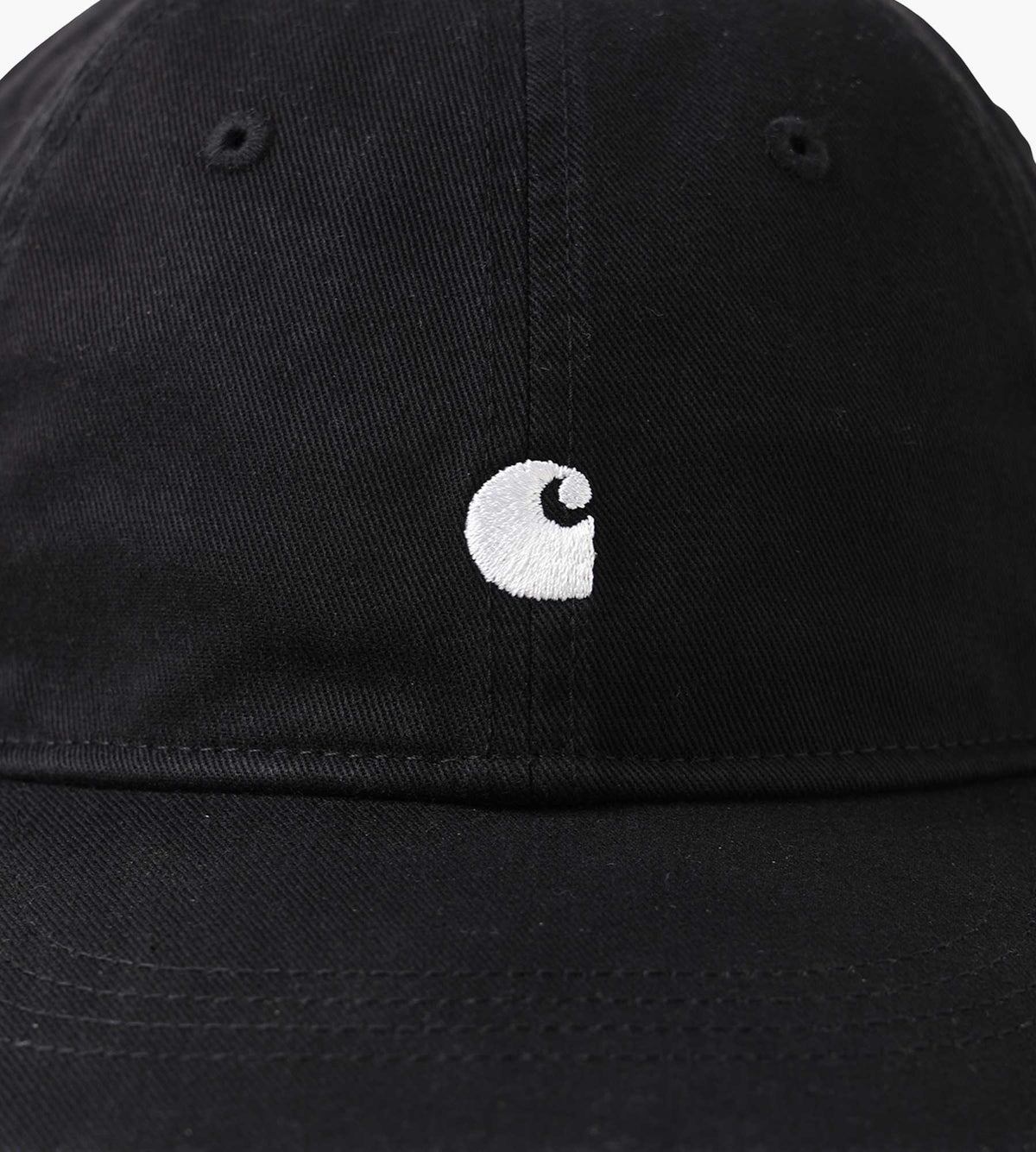 Carhartt WIP NOS Madison Logo Cap Black White