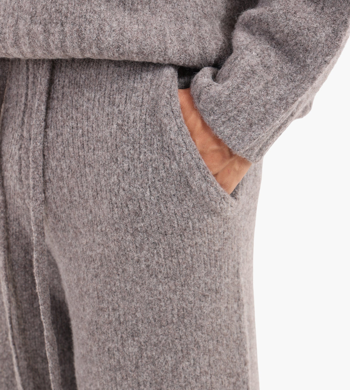 Seventh Wool Knit Stacks Latte Grain