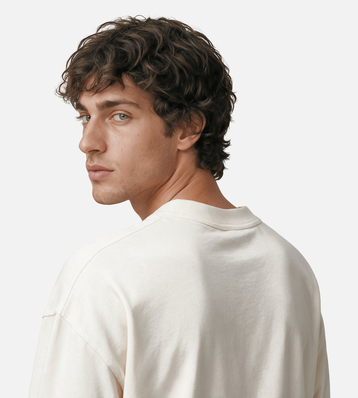 Norse Projects Isefjord Compact Cotton Longsleeve Ecru