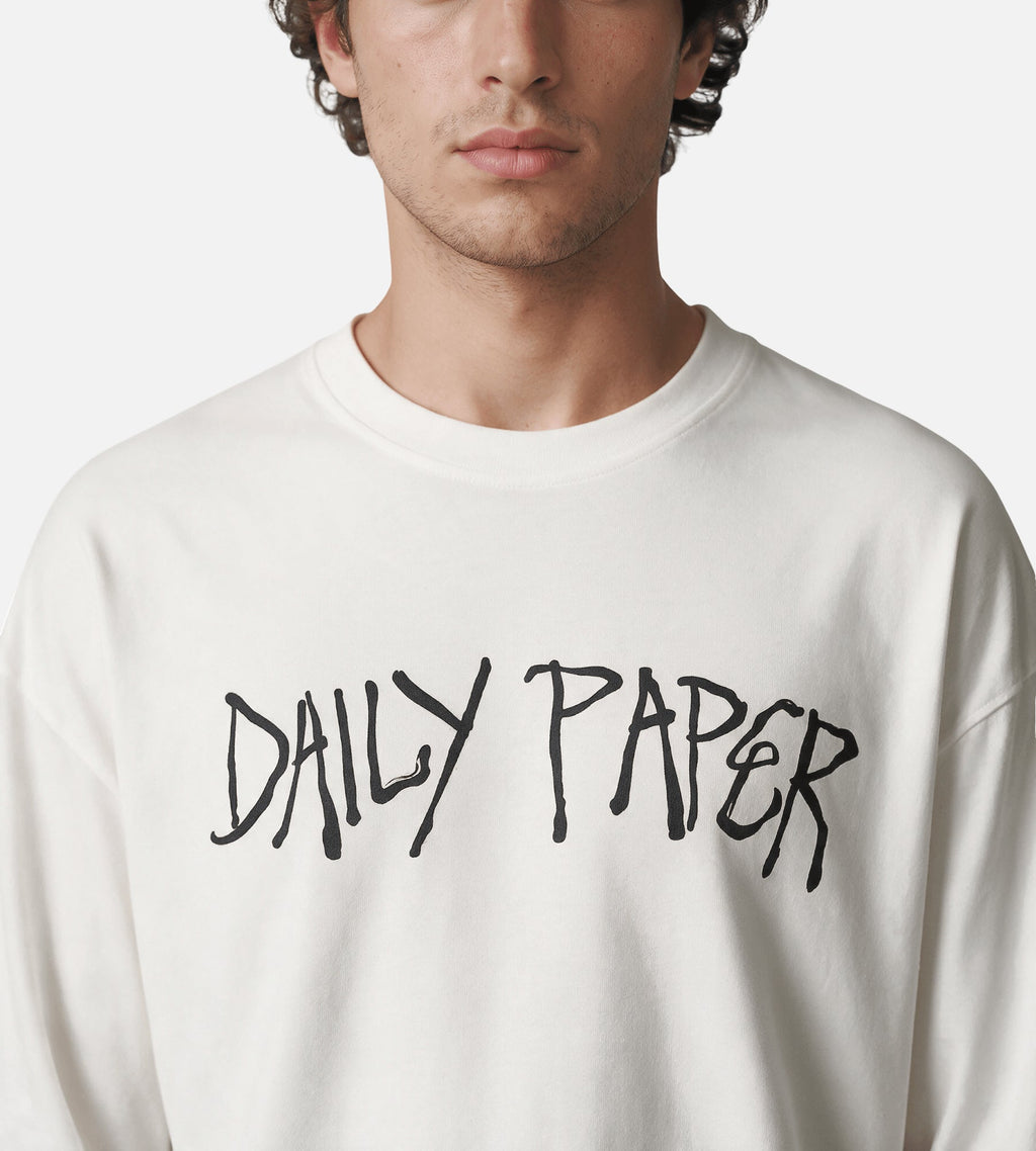 Daily Paper Scribble Longsleeve White