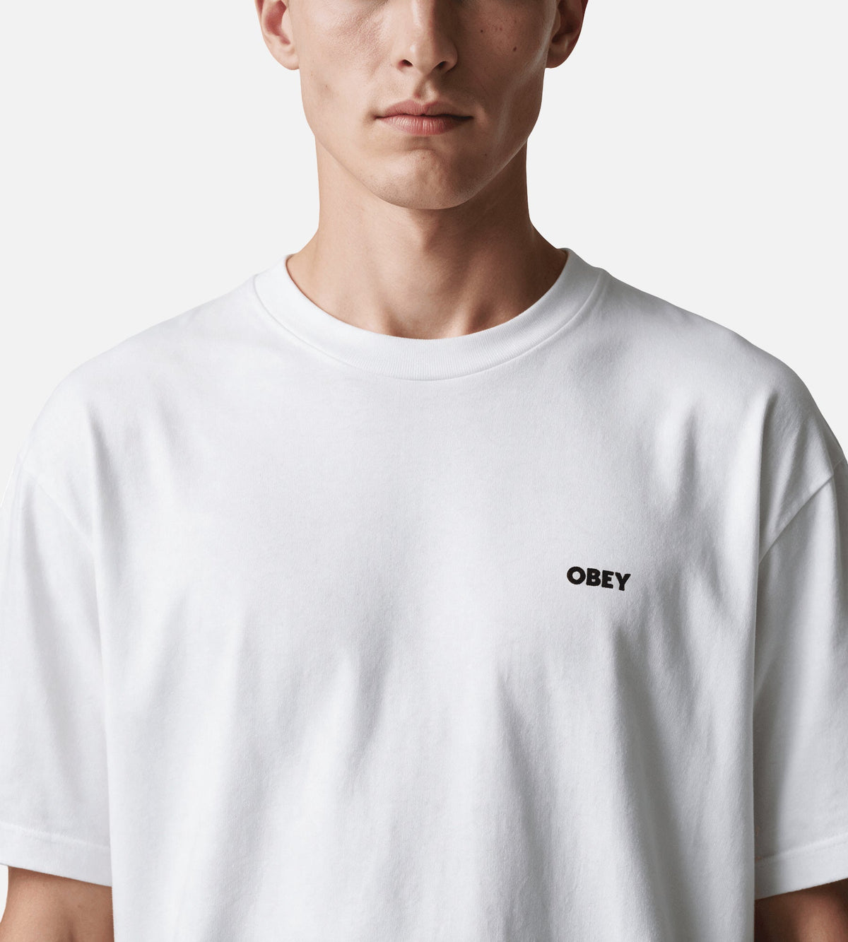 Obey Pastures Tee White