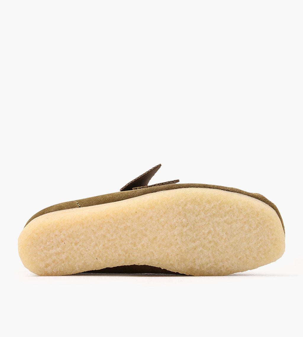 Clarks Originals Wallabee Boot. Green Sde