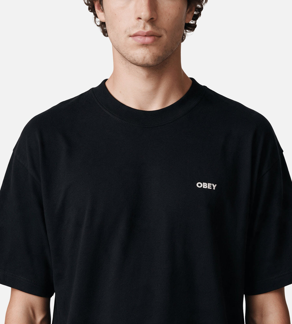 Obey Quarter Eye Icon Tee Black