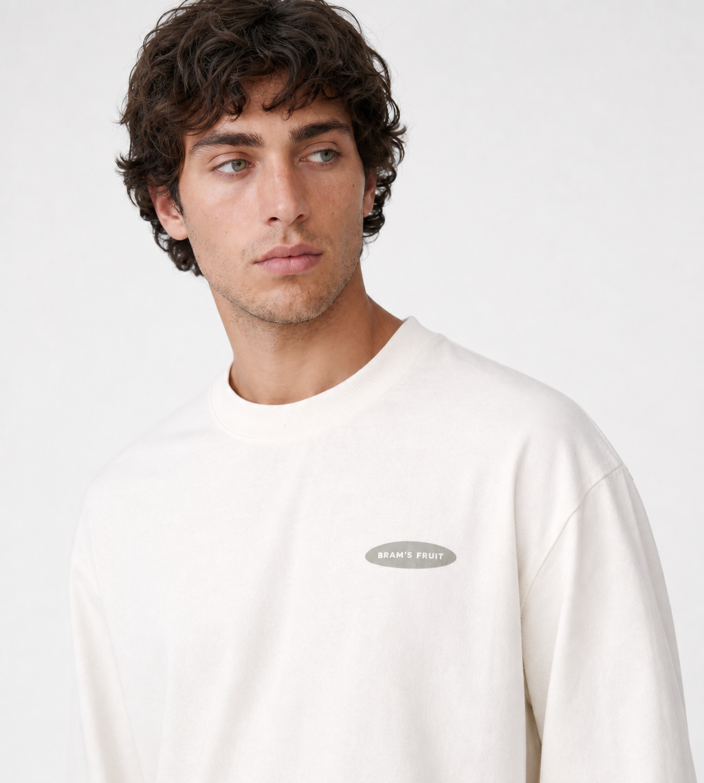 Bram's Fruit Distressed F*ck Off I'm Gardening” Longsleeve White
