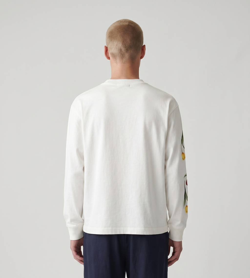 Bram's Fruit Flora 2.0 Longsleeve White