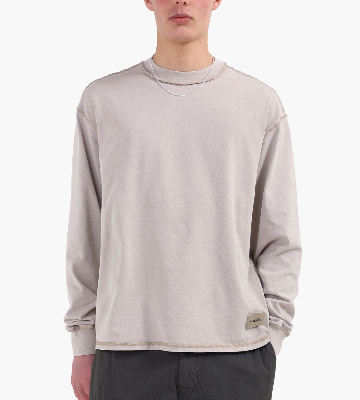 Baskèts Reversed Garment Dye Longsleeve Sand