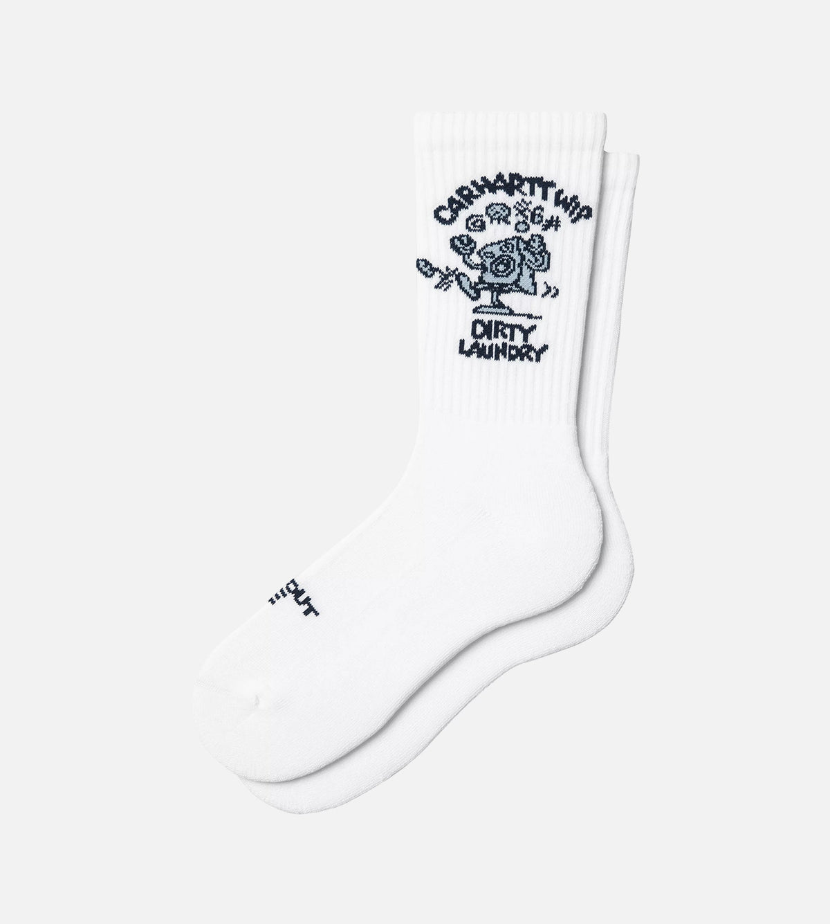 Carhartt WIP Dirty Laundry Socks White