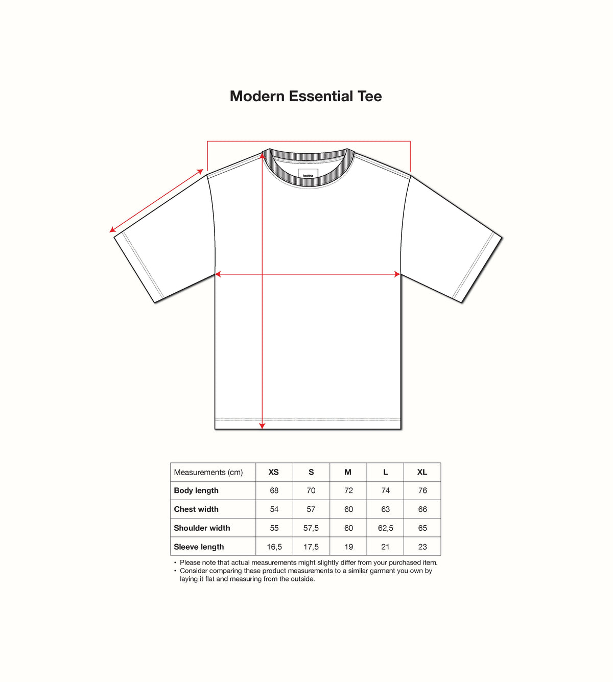 Baskèts Modern Essential Tee Tea Green