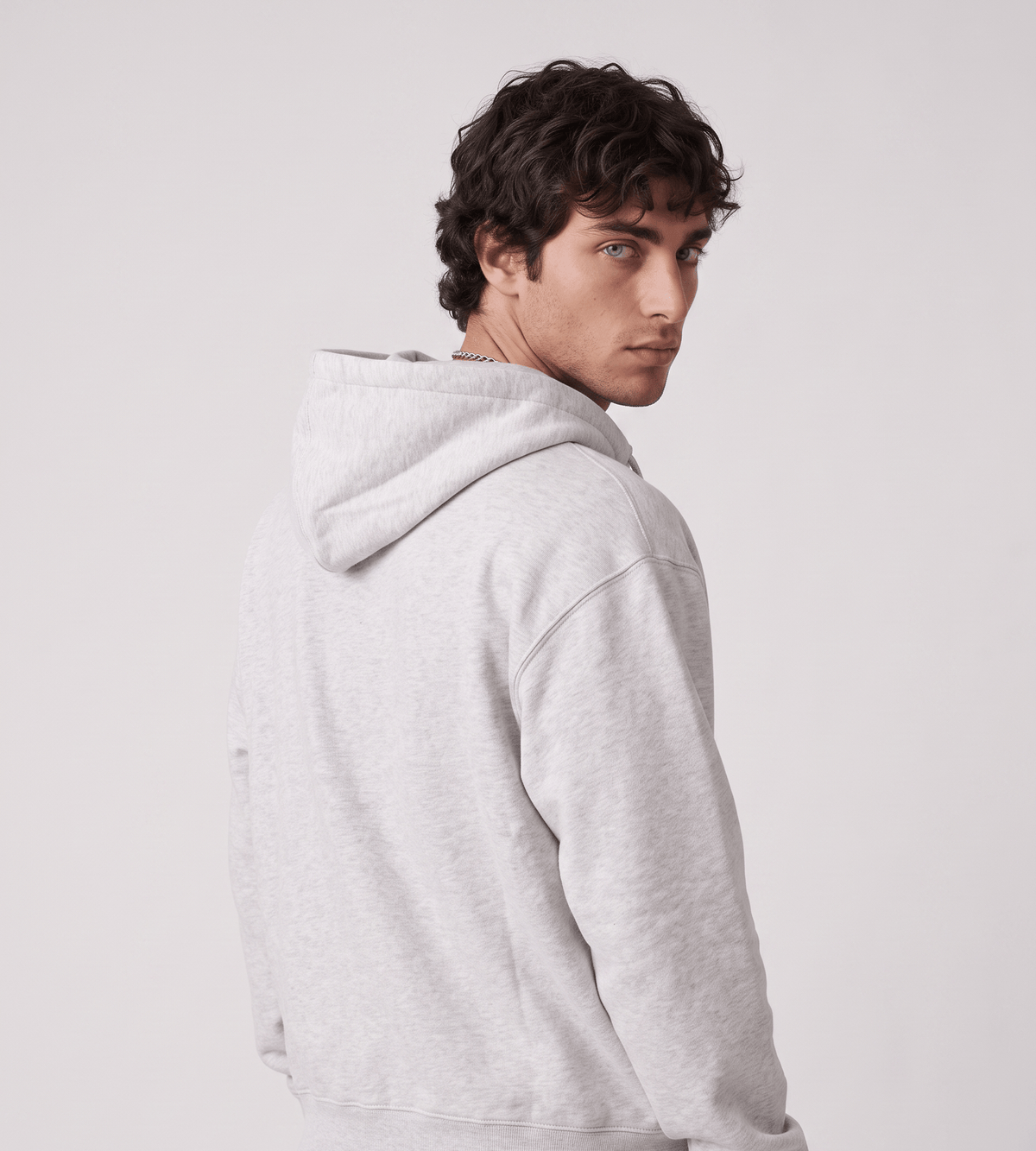 New Amsterdam Surf Association Chop Zip Hoodie Grey Melange