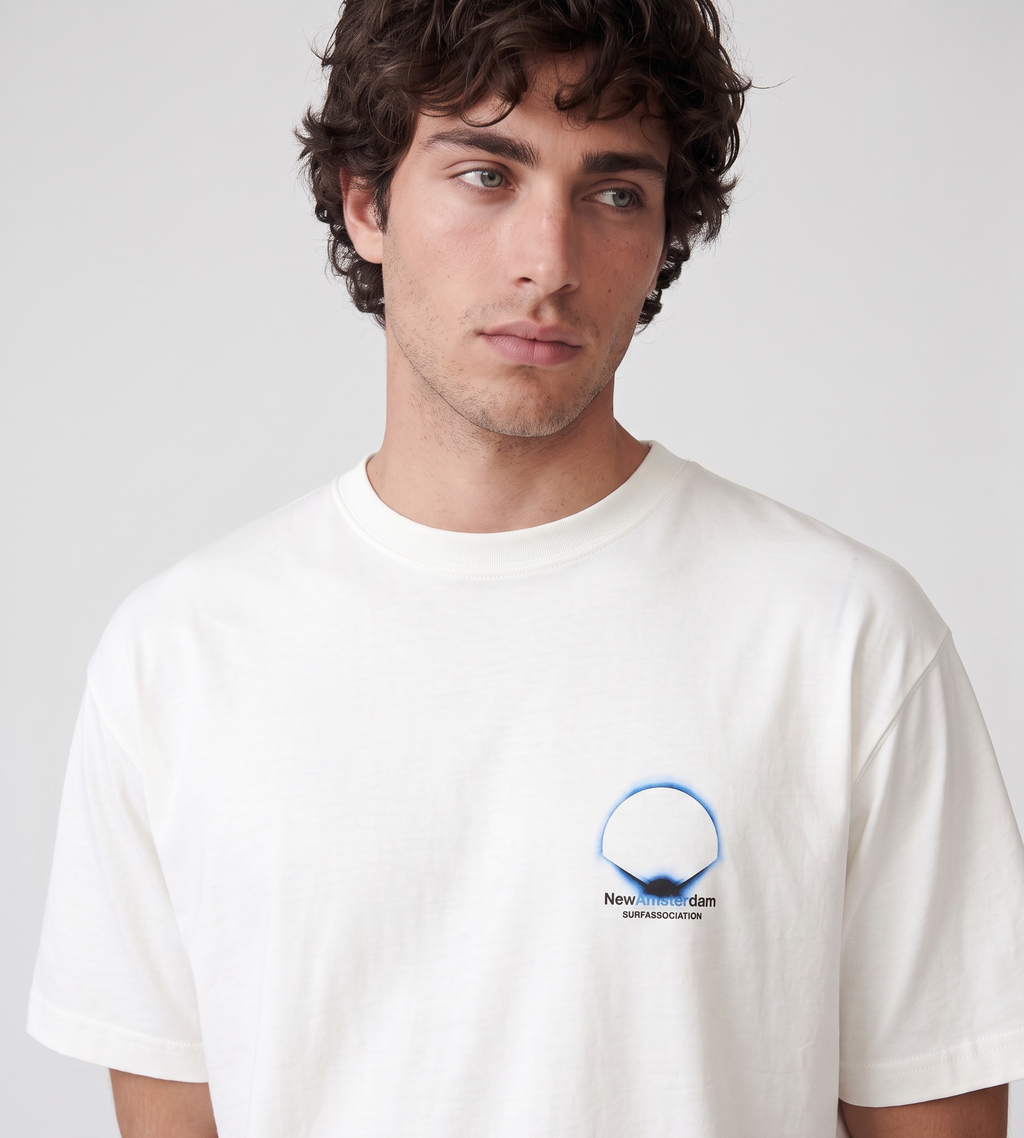 New Amsterdam Surf Association Eclipse Tee White