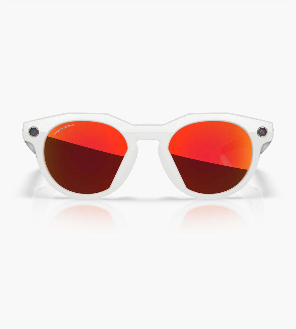 Oakley x Meta HTSN 0OW8002-800204 Prizm Ruby Lenses Warm Grey Frame