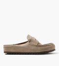 Birkenstock Naples Wrapped Suede Leather Taupe