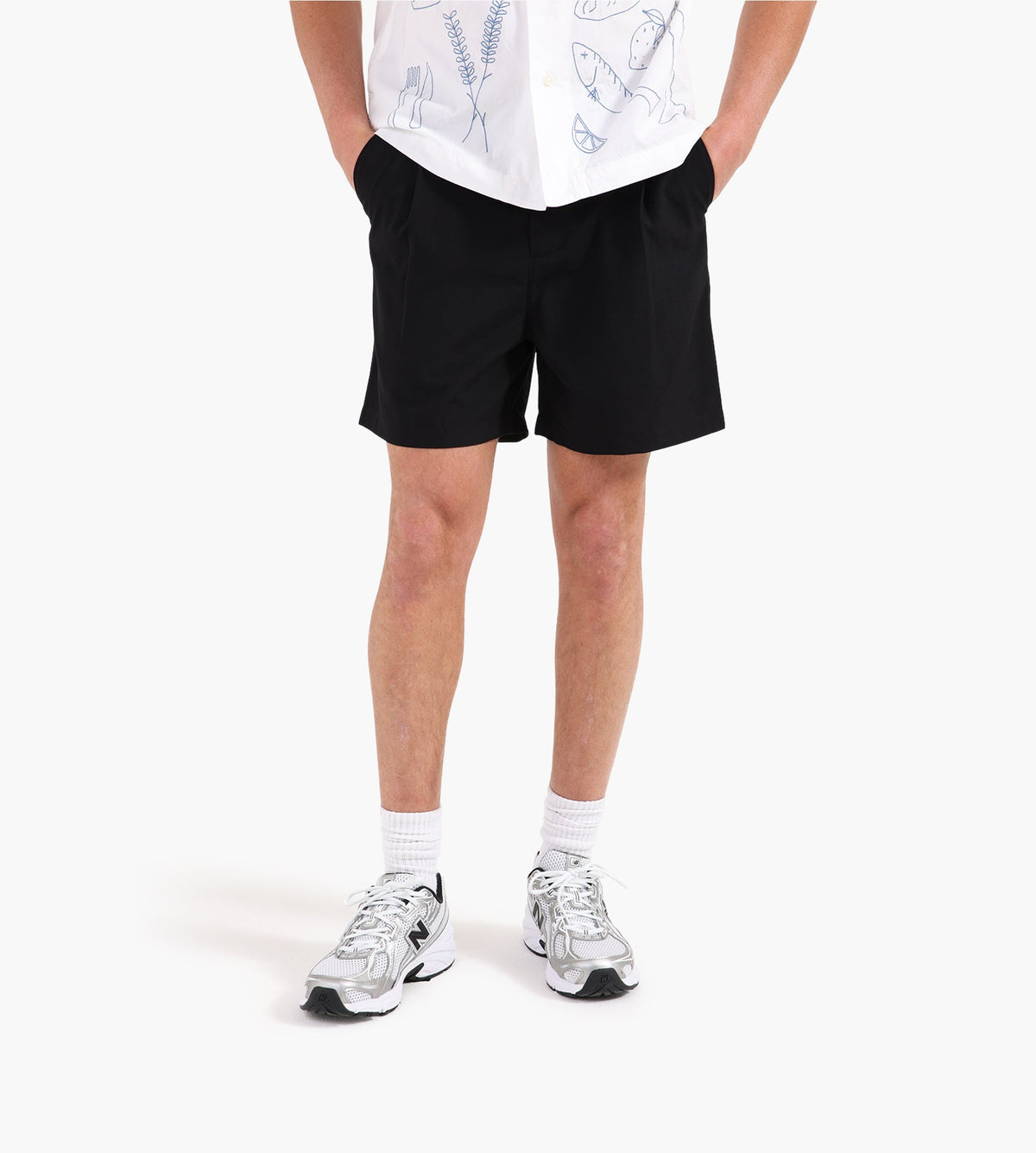 Libertine-Libertine Uptown Shorts 3620 Black