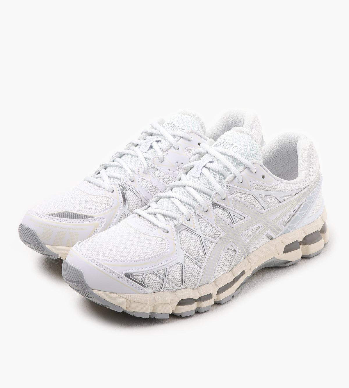 Asics Gel-Kayano 20 White Pure Silver