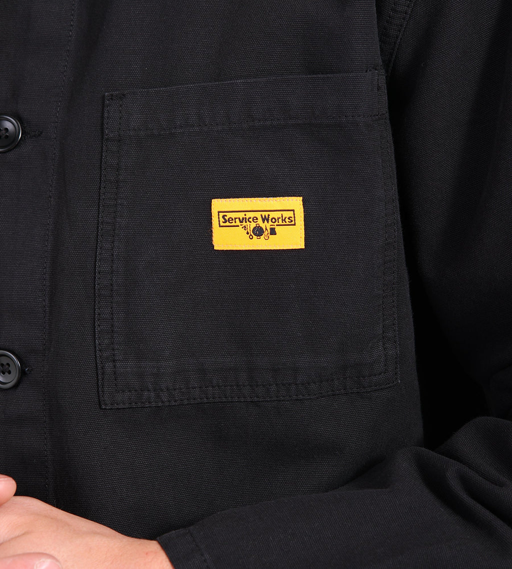 Service Works Canvas Chore Shirt Black
