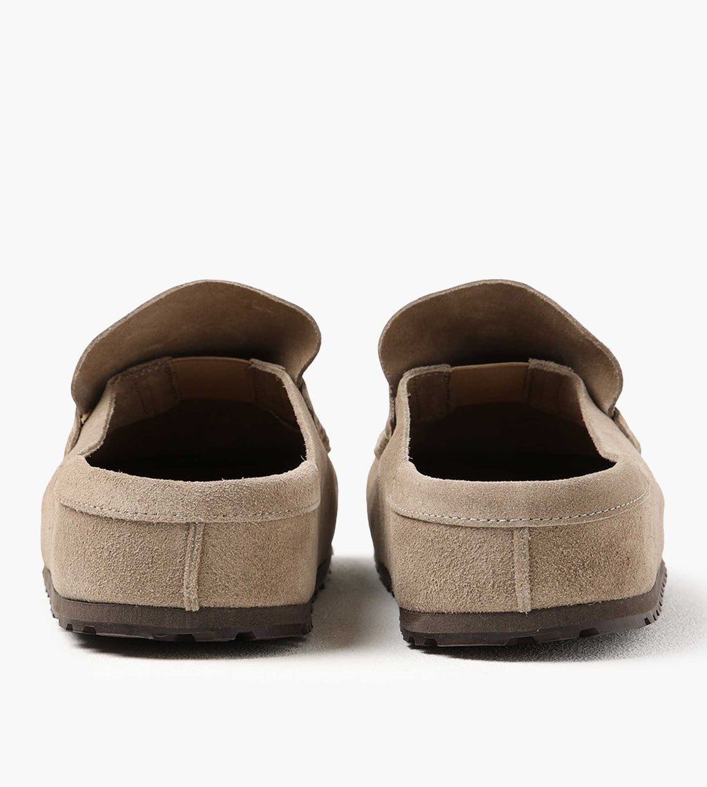 Birkenstock Naples Wrapped Suede Leather Taupe