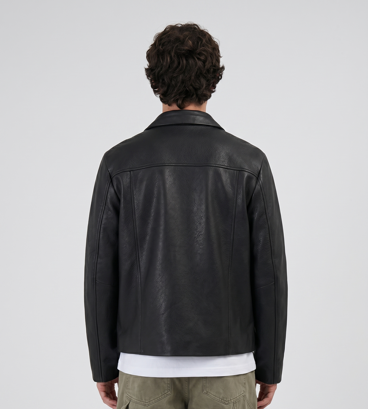 Won Hundred Dutton Leather Jacket Black