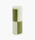 HAY Column Candle Medium Light Green Army Green