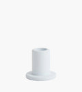 HAY Tube Candleholder Concrete Small Light Blue