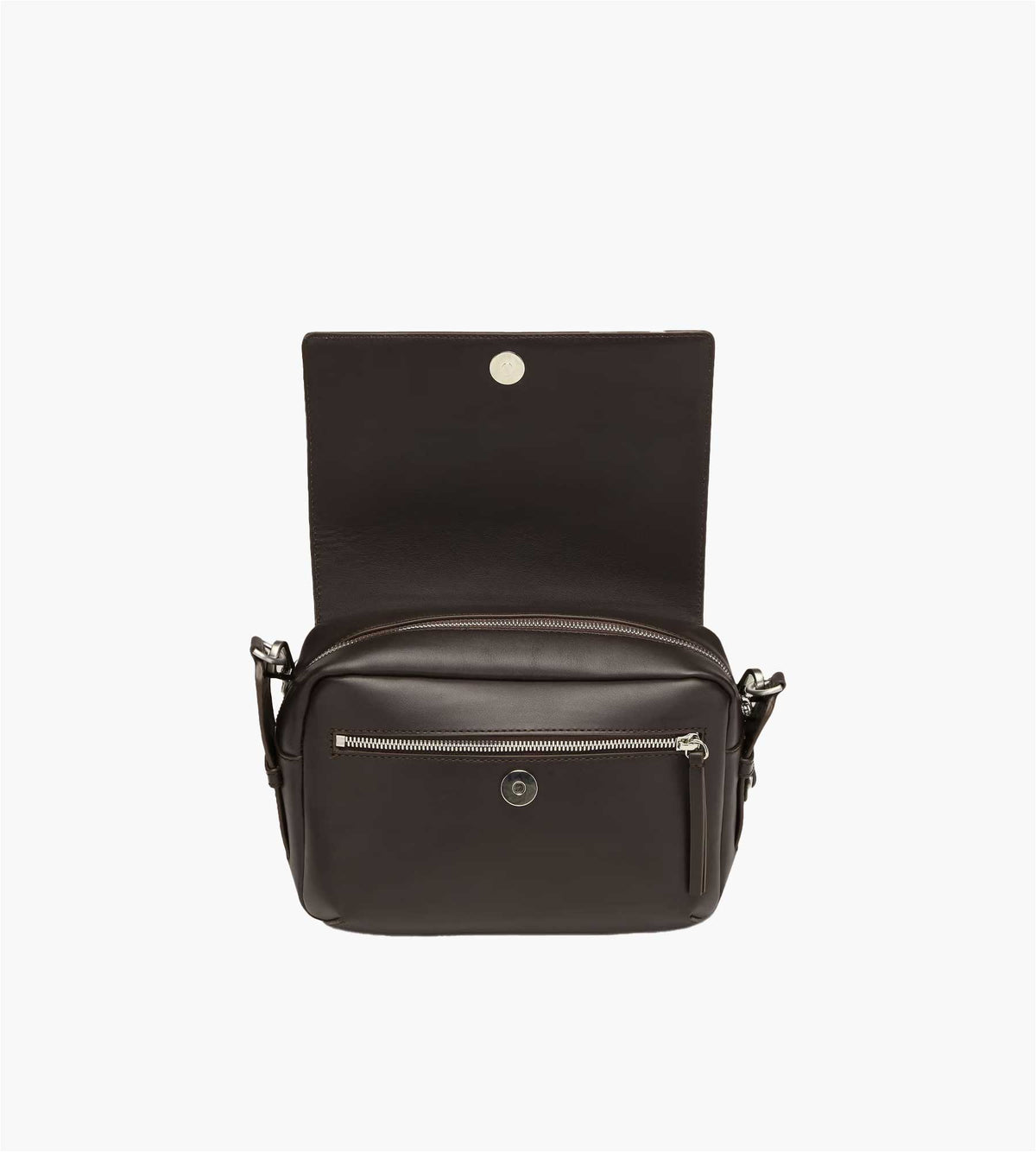 NN.07 Port Small Leather Satchel 90030 Deep Truffle